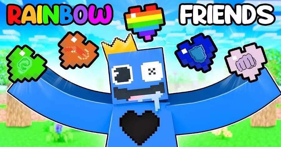 Play With Rainbow Friends Custom Hearts In Minecraft To Find Your Secret Ability