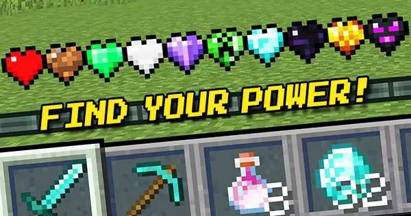 Play Minecraft With Custom Hearts To Find Your Special Power