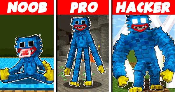 Are You Noob Or Hacker For Poppy Playtime Build Challenge In Minecraft?